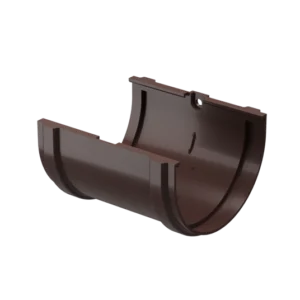 Соединитель желобов Premium, шоколад